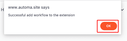automa start twitter unfollower workflow
